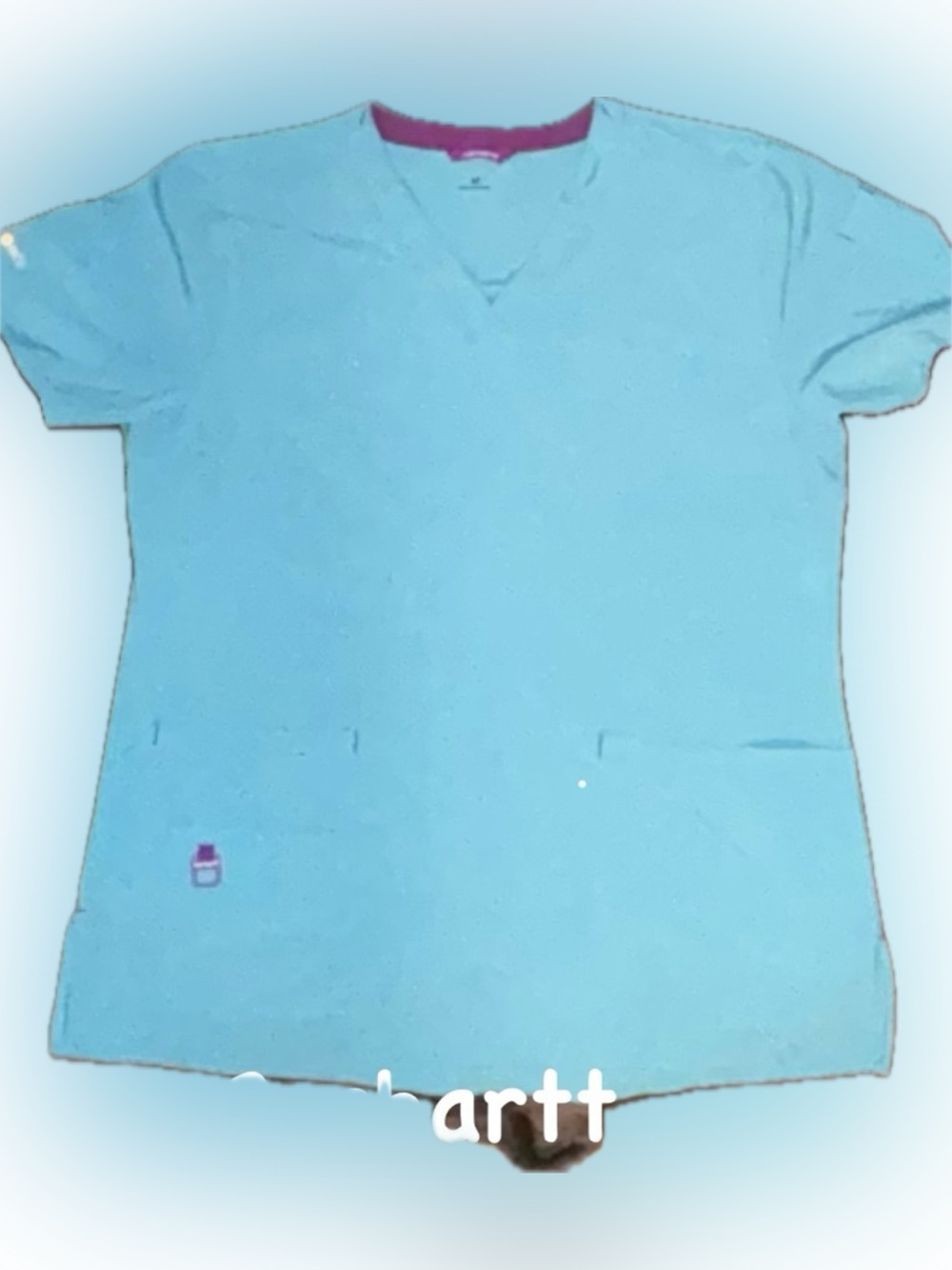⭐️ 4 for $25 SALE ⭐️ Carhartt Blue  Short-Sleeve V-Neck Scrub Top